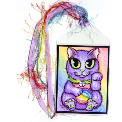 Bookmark - Maneki Neko Creativity Cat