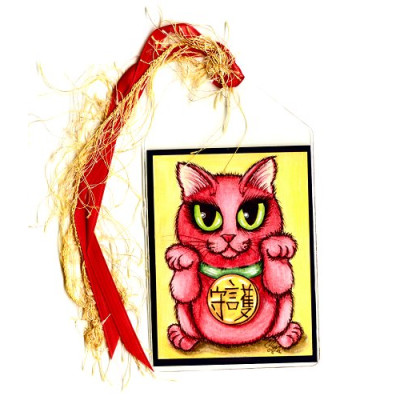 Bookmark - Maneki Neko Protection Cat