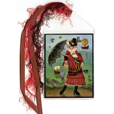 Bookmark - Steampunk Cat Gal