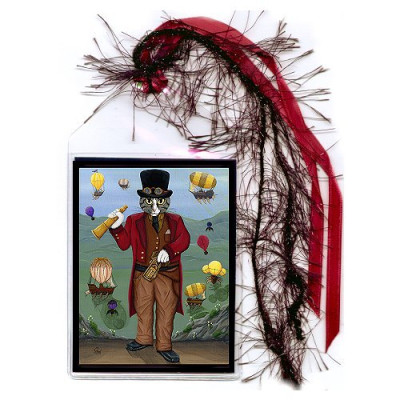 Bookmark - Steampunk Cat Guy
