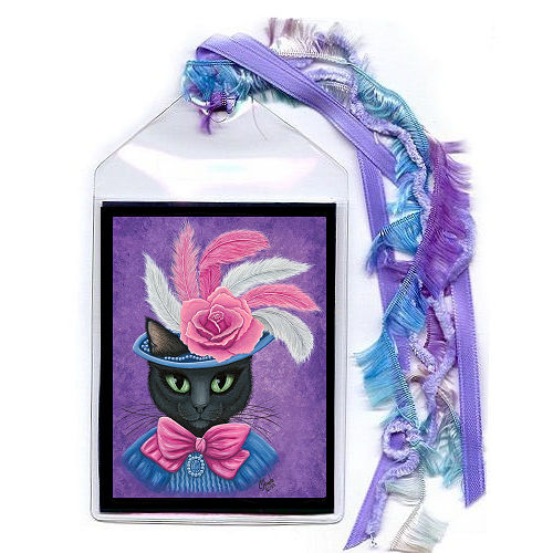 Bookmark - Victorian Lady Cat