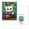 Note Card - Christmas Kitten Boy