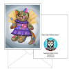Note Card - Voodoo Empress Fairy Cat Doll