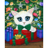 LE Canvas - Christmas Kitten Boy
