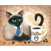 LE Canvas - Siamese Coffee Cat