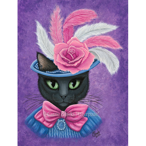 Prints - Victorian Lady Cat