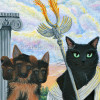 Prints - Greek Gods and Goddesses Cats