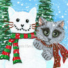 LE Canvas - SnowCat Kitties