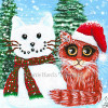 LE Canvas - SnowCat Kitties