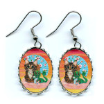 Earrings - Jade Dragon Li Mao