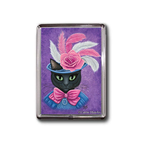 Magnet - Victorian Lady Cat