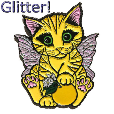 Enamel Pin - Lemon Blossom Fairy Kitten
