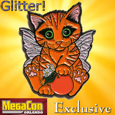Enamel Pin - Orange Blossom Fairy Kitten