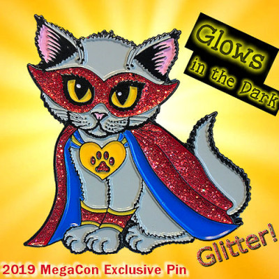 Enamel Pin - SupurrKitty Red